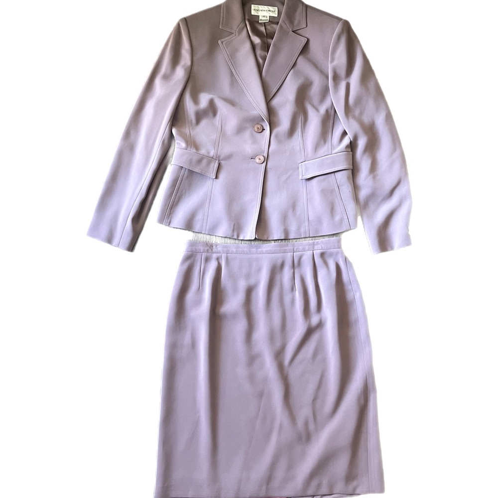 Jones New York Purple Lilac Skirt Suit 12